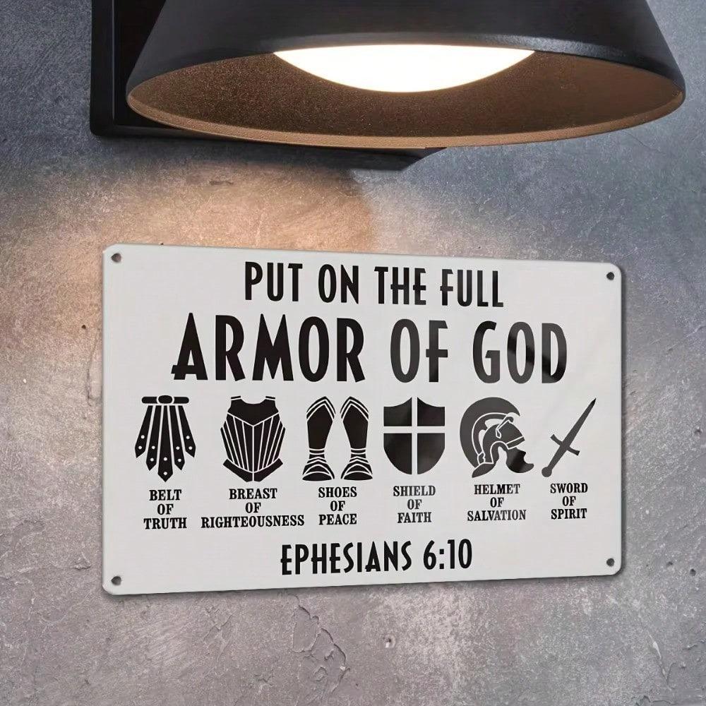 Vintage Metal Wall Sign Decor Tin Plaque Art