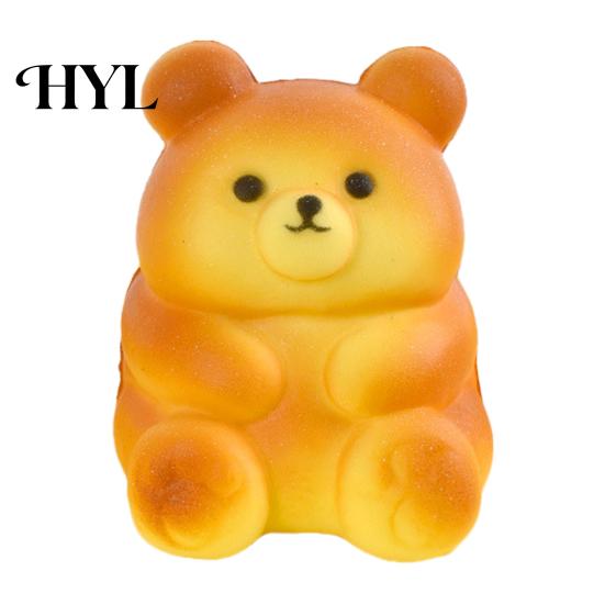 Fake Food Stress Reliever Simulated Toy Slow Rebound Bread Design Relief Rising Squeeze Realistic Texture Color Soft Silicone Decompression