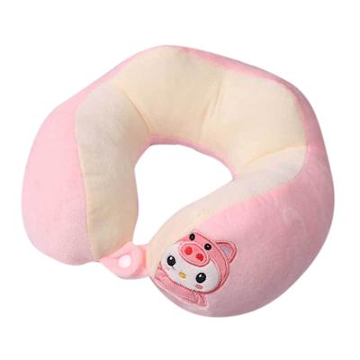 U Shaped Neck Pillow Portable Cute Head Pillow for Office Nap Travel Car Sleeping Double Embroidery