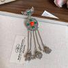 Metal Ethnic Style Hair Stick Silver Hanfu Hair Fork  Cheongsam Accessories