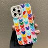 Shockproof Case for Xiaomi Mi 14 13 13T 12 12T 11T 11 Lite 5G Poco X6 M6 X5 F5 X3 Pro 4G Oil Painting Pink Love Heart Soft Cover