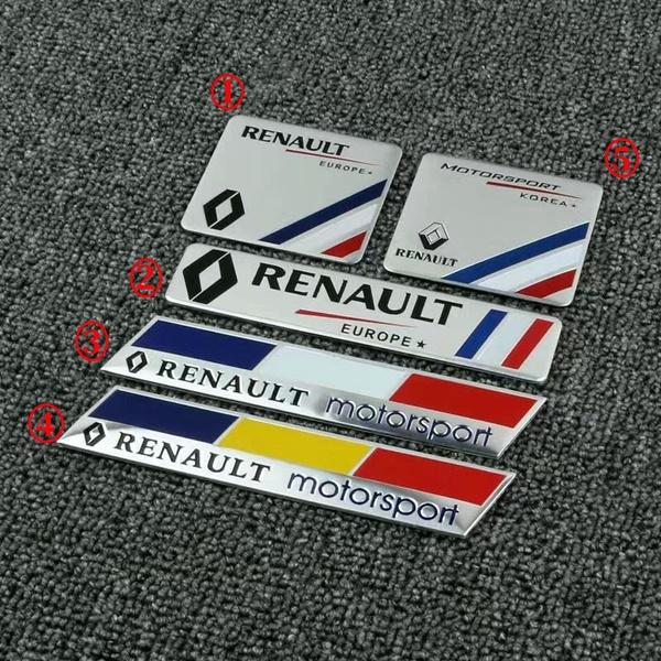 

Car Decoration 3D Metal Sports Racing Emblem Sticker Automobile Decals for Renault Motors