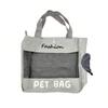 Large Capacity Pet Carrier Bag Soft Breathable Cat Shoulder Bag Cats Carrying Case  Camping