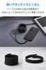 Elecom USB Magnetic USB PD Magnetic Black Type-C Cable, 2m, 60W, Closure, Silicone, Compatible, Adsorption, MPA-CCECMGS20BK