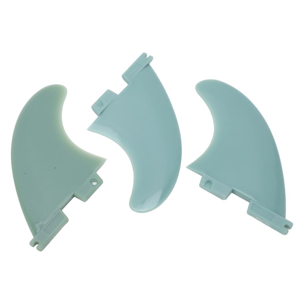 3pcs Surfboard Fins PVC Surfing Thruster Fin Set for Longboard Paddleboard Tail Accessories