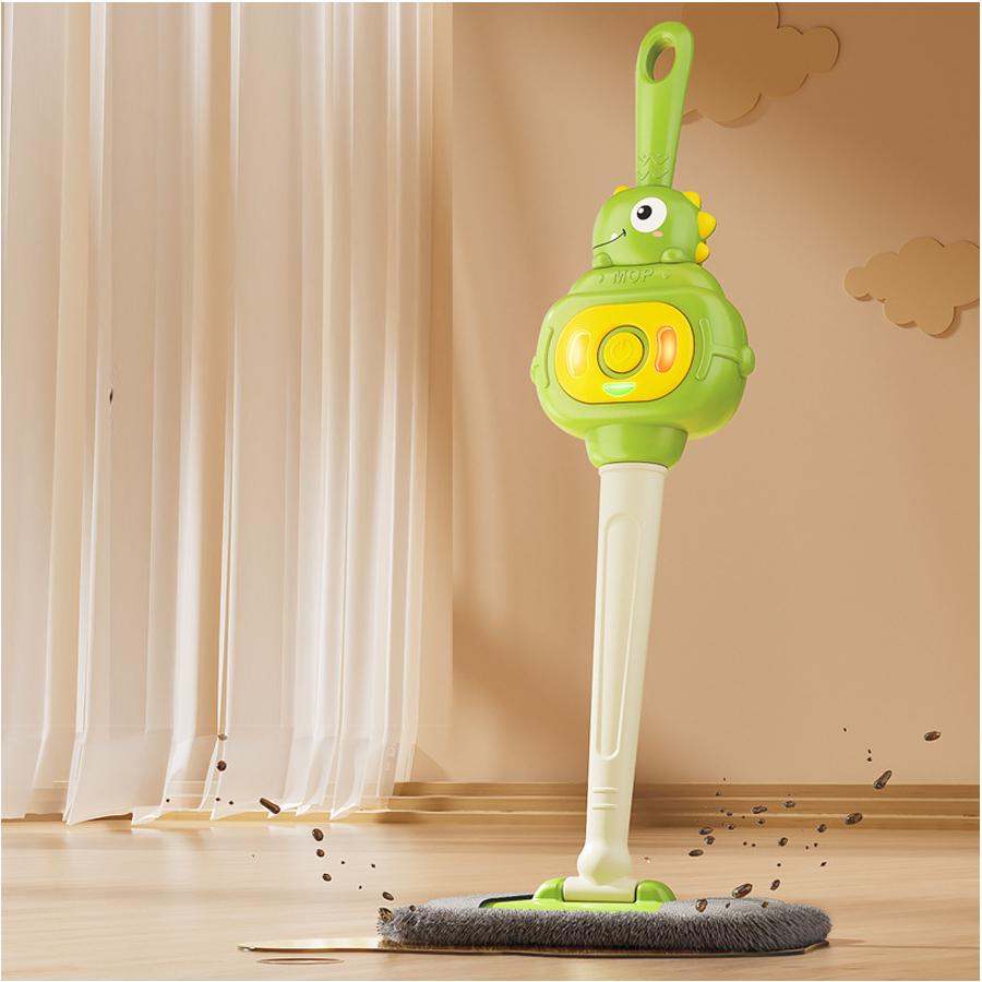 Mopa de juguete educativa para niños simula la diversión de la limpieza de las tareas domésticas, juego de rol, juego de simulación, regalo de Navidad para niños y niñas