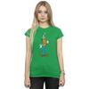 Disney Womens/Ladies Goofy Christmas Lights Cotton T-Shirt