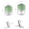 100/250ML Electric Garlic Chopper Mini USB Charging Meat Garlic Pepper Crusher Vegetable Food Cutter Kitchen Masher Gadgets