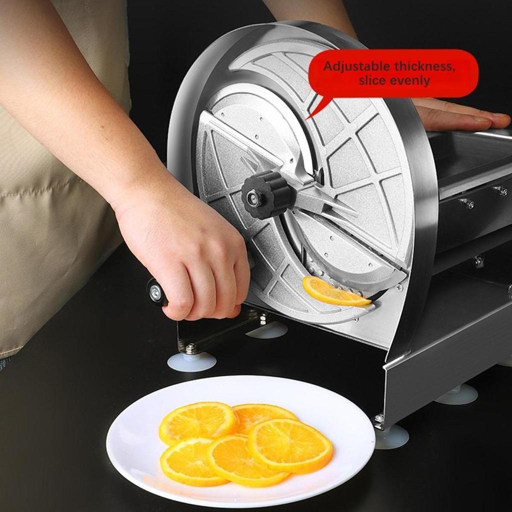 Manual Fruit Vegetable Slicing Tool Convenient Hand Crank Portable Commercial Food for Onion Potato