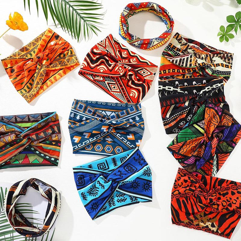 Verbredende Hoge Sterkte Boheemse Yoga Sport Hoofdband Afrikaanse Stijl Hoofdband Yoga Hoofdband Voor Oefening