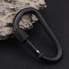 1 szt. Aluminiowy karabińczyk karabińczyk r D-Ring breloczek Karabinek brelok kempingowy