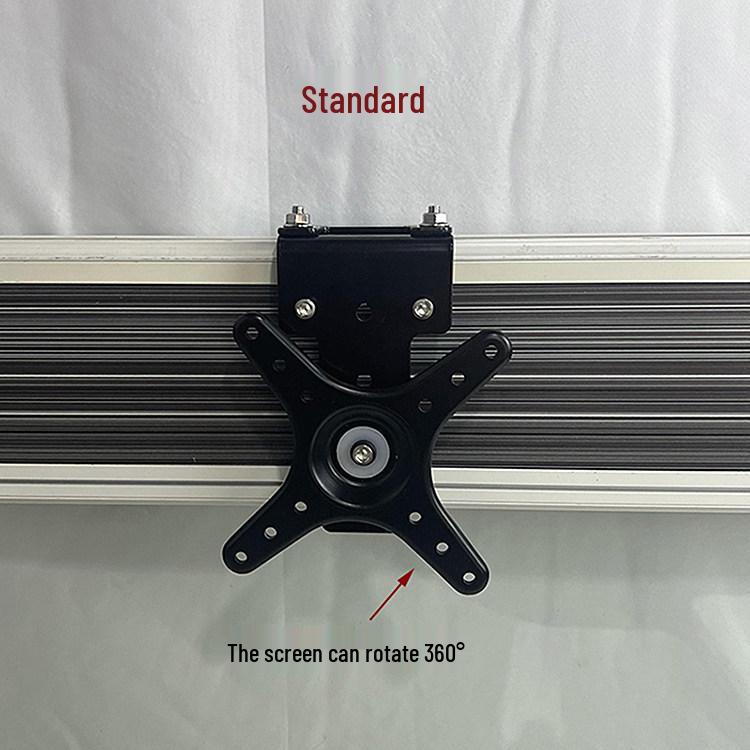 Rotating Telescopic Monitor Mount with Lifting Desk Partition Bracket