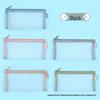 Simple Cartoon A6 Mesh Zipper Pencil Case & Document Bag for Students