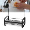 Kitchen Sink Sponge Holder, Dishcloth with Drain Tray ,Stainless Bracket Organizer Rack