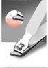 Stainless Steel Nail Clipper Set with Mirror, Ear Pick, and Nail File Manicure Tools