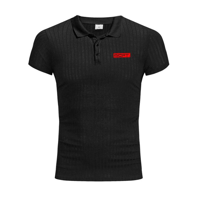 Muscleguys Pánské oblečení na tělocvik Letní cvičení Pohodlné S krátkým rukávem Pletená košile s potiskem Móda Ležérní Polokošile Polyester