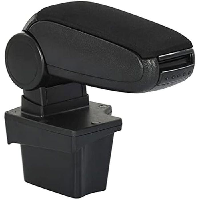 Accoudoir de Voiture - VIDAXL - Kia K2/Rio (2011-2016) - Réglable - Compartiment Intégré - Noir