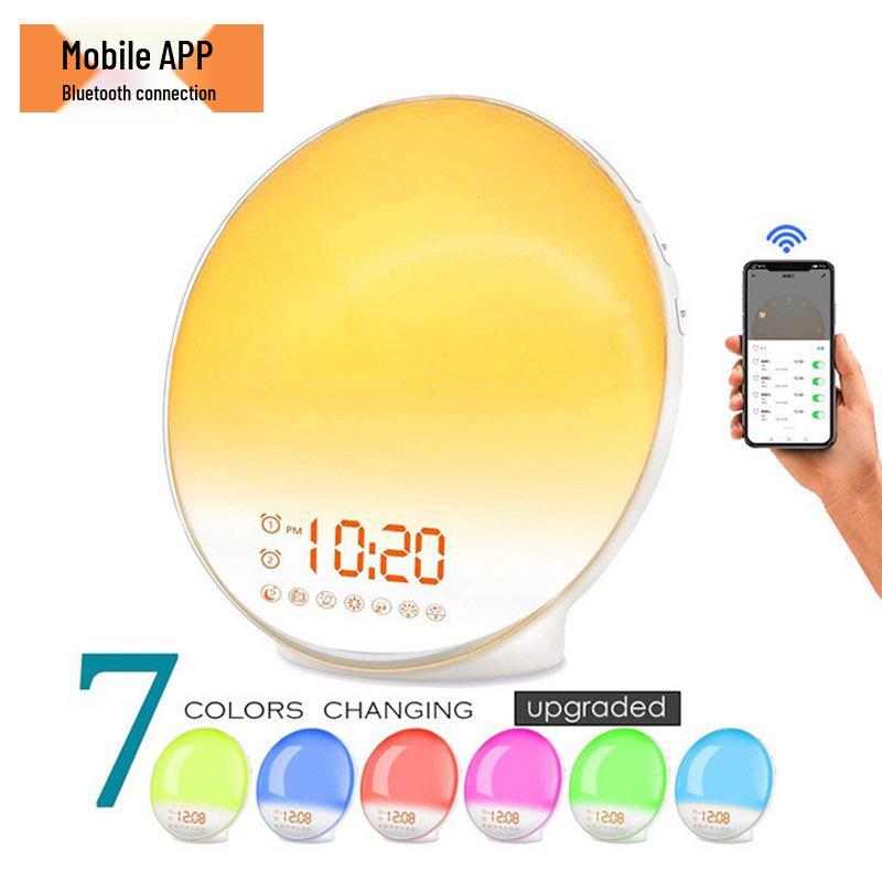 Smart WiFi Sunrise Sunset Alarm Clock with App Control