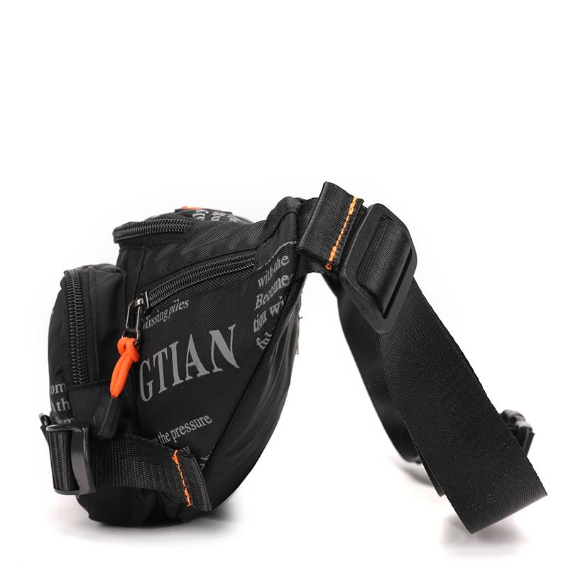 Men's Waterproof Nylon Waist Pack - Lightweight Running Belt Bag for Travel, Sports & Outdoor Activities