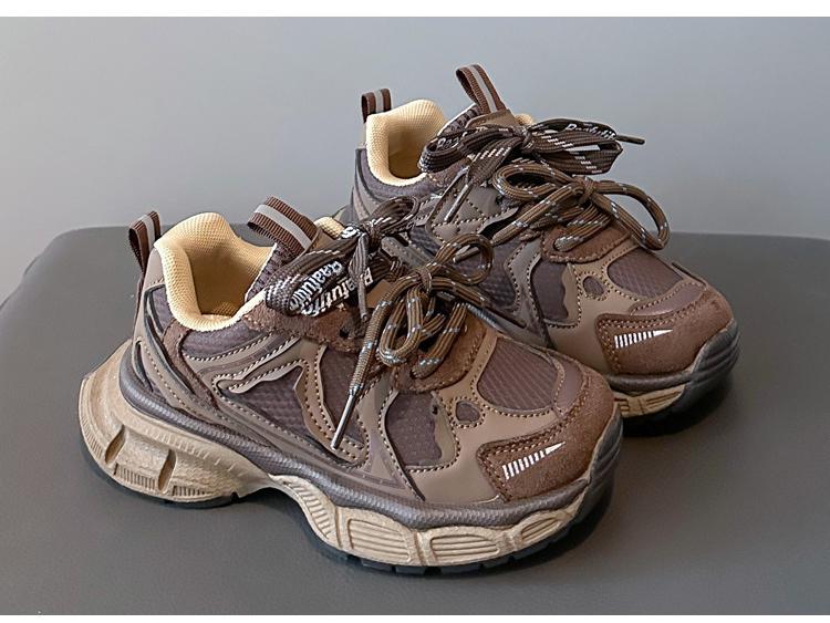 Winter 2025 Kids  Sports Dad Shoes: Velvet-Lined Non-Slip Running Sneakers for Boys 26
