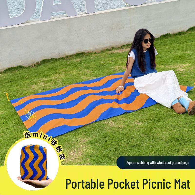 Portable Waterproof Ultralight Camping & Beach Mat - Moisture-Proof and Foldable