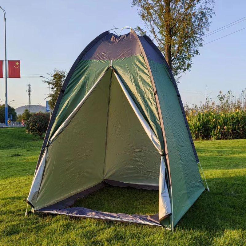 Single-Person Outdoor Fishing Tent: Rainproof, Quick-Open, Sun-Protection Shelter for Ice Fishing