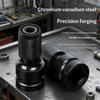 1/2PCS Impact Wrench To Drill Adapter 1/2 To 1/4 Hex Converter Socket Extension Bit Holder For Electric Wrench And Power Tools