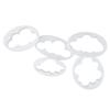 5X Cloud Shape Cookie Cutter Made 3D Printed Fondant ,for Cake Decorating Tools