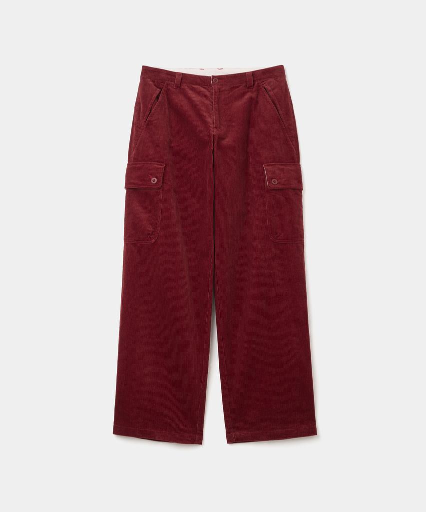 UNIFORM BRIDGE M47 Corduroy Pants Wide Fit Red