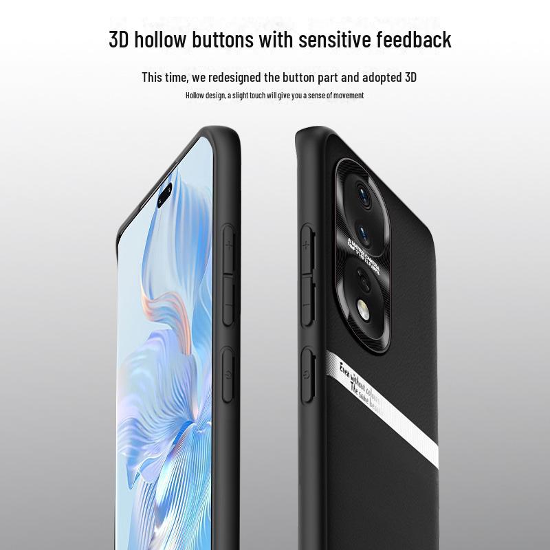 Protective Liquid Leather Case for Honor 80 Pro, Anti-fall and Anti-fouling, Available for Individual Purchase.