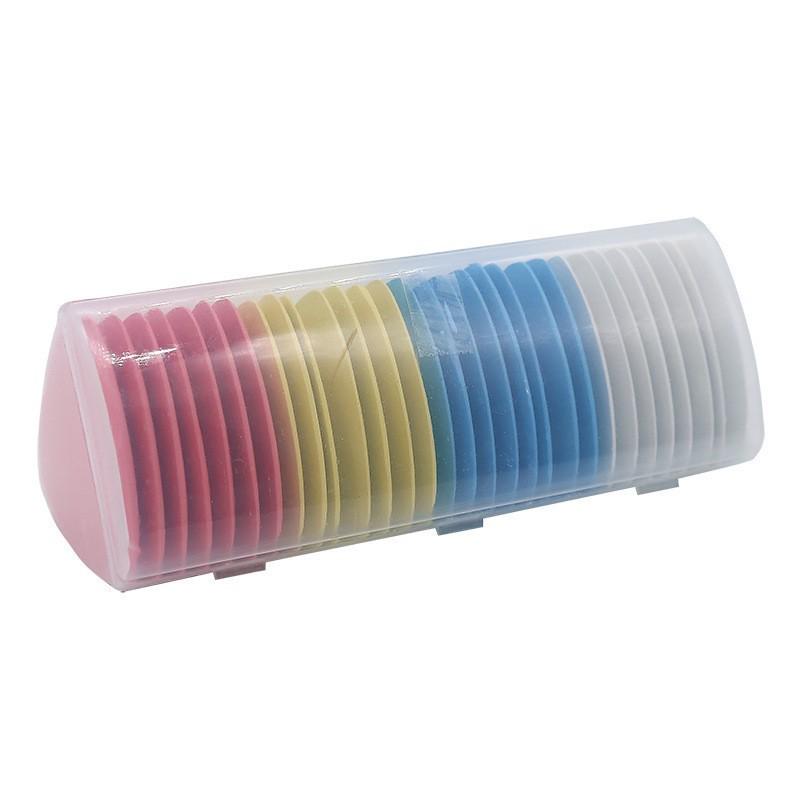 Advanced Tailor's Chalk: 4 Vibrant Colors in a Clear Plastic Box for Clothing Design and Marking