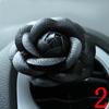 Car-styling Camellia High Flower Female Air Outlet Perfume Clip Auto Accessory Decoration