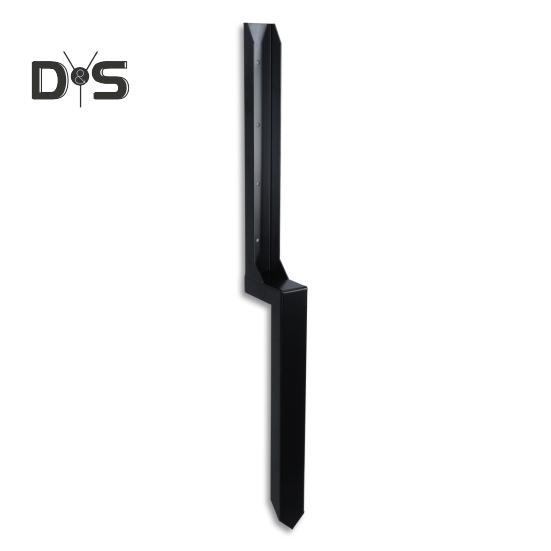 Fence Post Repair Kit Easy Installation Heavy Duty Steel Column for Enhanced Stability Fence Post Reinforcement Kit