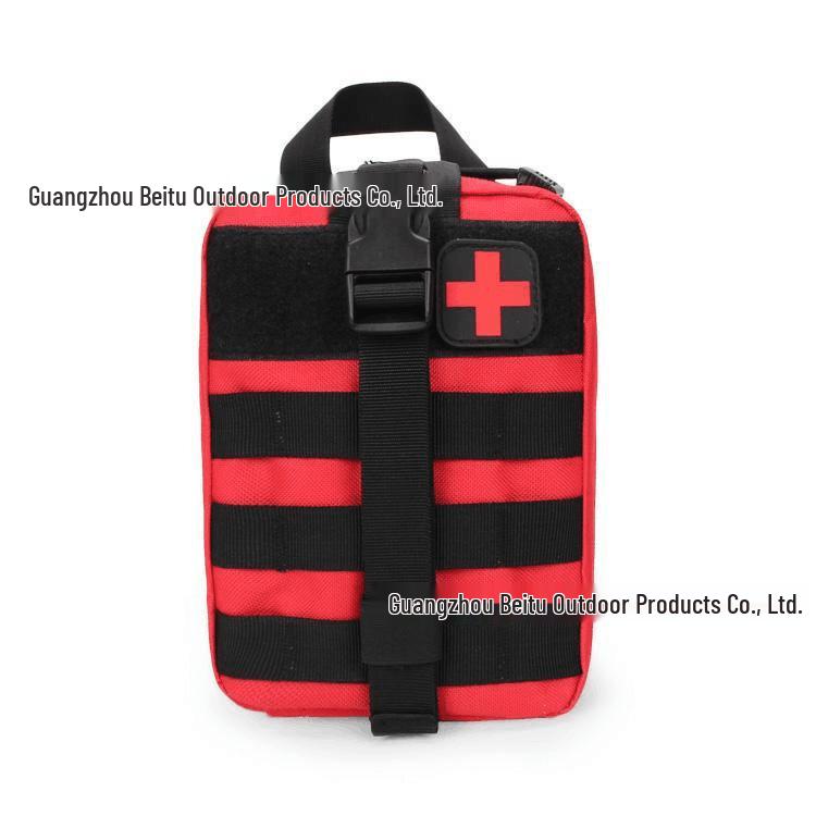 Multifunctional Outdoor Tactical First Aid Kit with Molle Attachment for Wilderness and Mountaineering