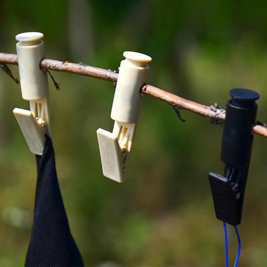 1/5Pcs Outdoor Clothesline Positioning Clip Portable Underwear Socks Laundry Clothes Peg Clothespin Mini Multi-function Camping Windproof Clip