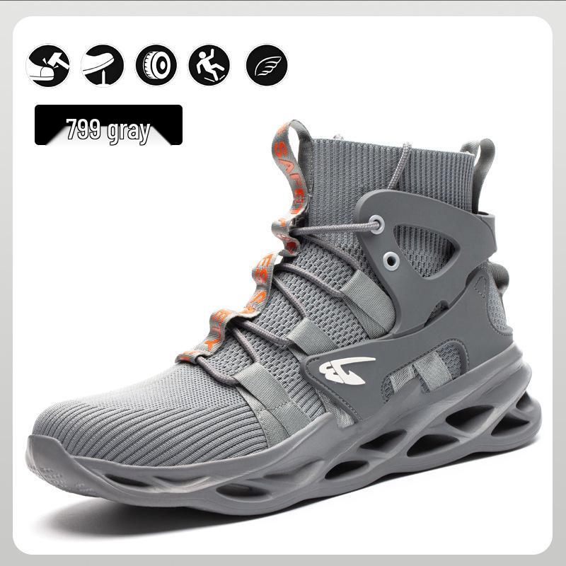Men's Winter Safety Boots: Anti-Smash, Anti-Puncture, Warm, Comfortable, Casual Protection Shoes