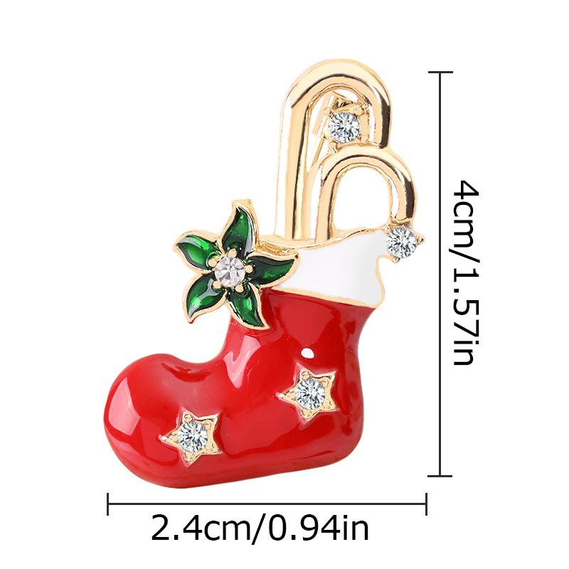 

1 шт. Рождественская елка Подарочная брошь Венок Колокольчик Масляная капельница Украшение Рождественская снежинка Рождественский лось