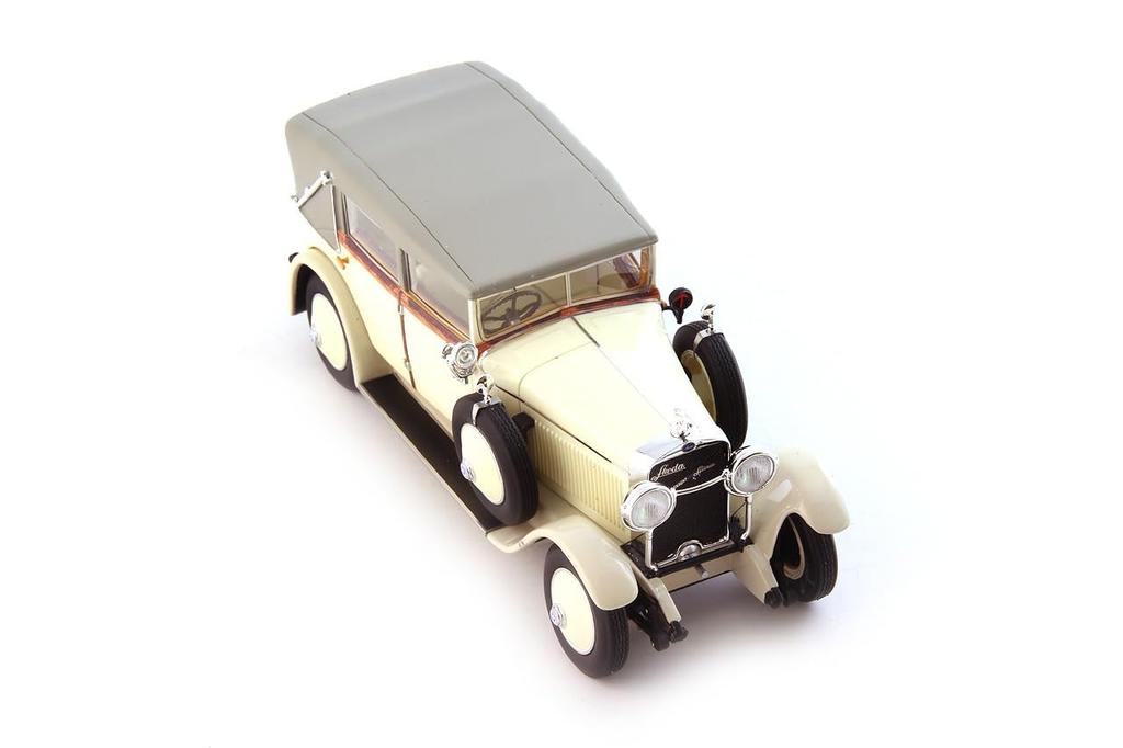 AUTOCULT Skoda Convertible 28 Light Ivory Scale Model 01021 Hispano-Suiza 25/100PS 1/43