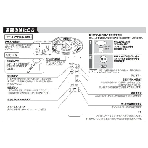 Panasonic Panasonic Lighting equipment Ceiling light Remote control
