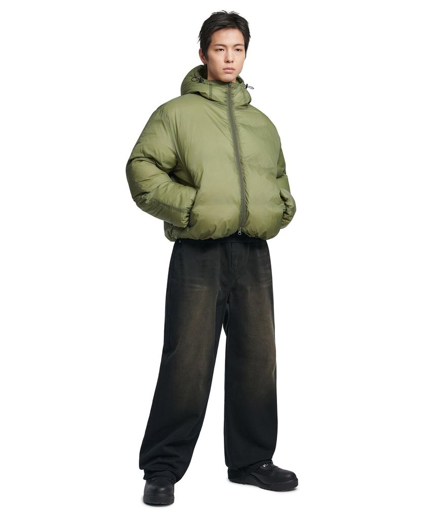 Nomanual Sheer Down Jacket - Khaki