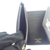LOUIS VUITTON  M80968 Tri-fold wallet black leather Women