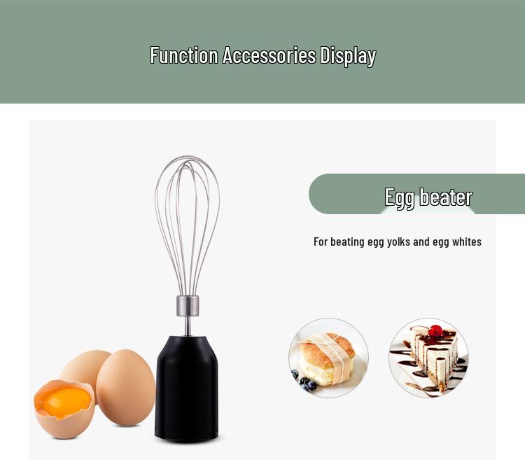 Multifunctional Kitchen Handheld Immersion Blender and Food Processor