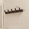 Entrance Hanging Walnut Wood Clothes Hook Without Punching Hats Organizer  Fitting Room
