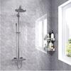 Self-adhesive Marble PVC Laminate Glossy Panel 80X40 Panel13