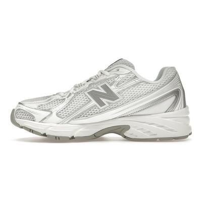 Mens 740v2 White Silver Reflection Unisex Sneakers Silver-Metallic U740WM2