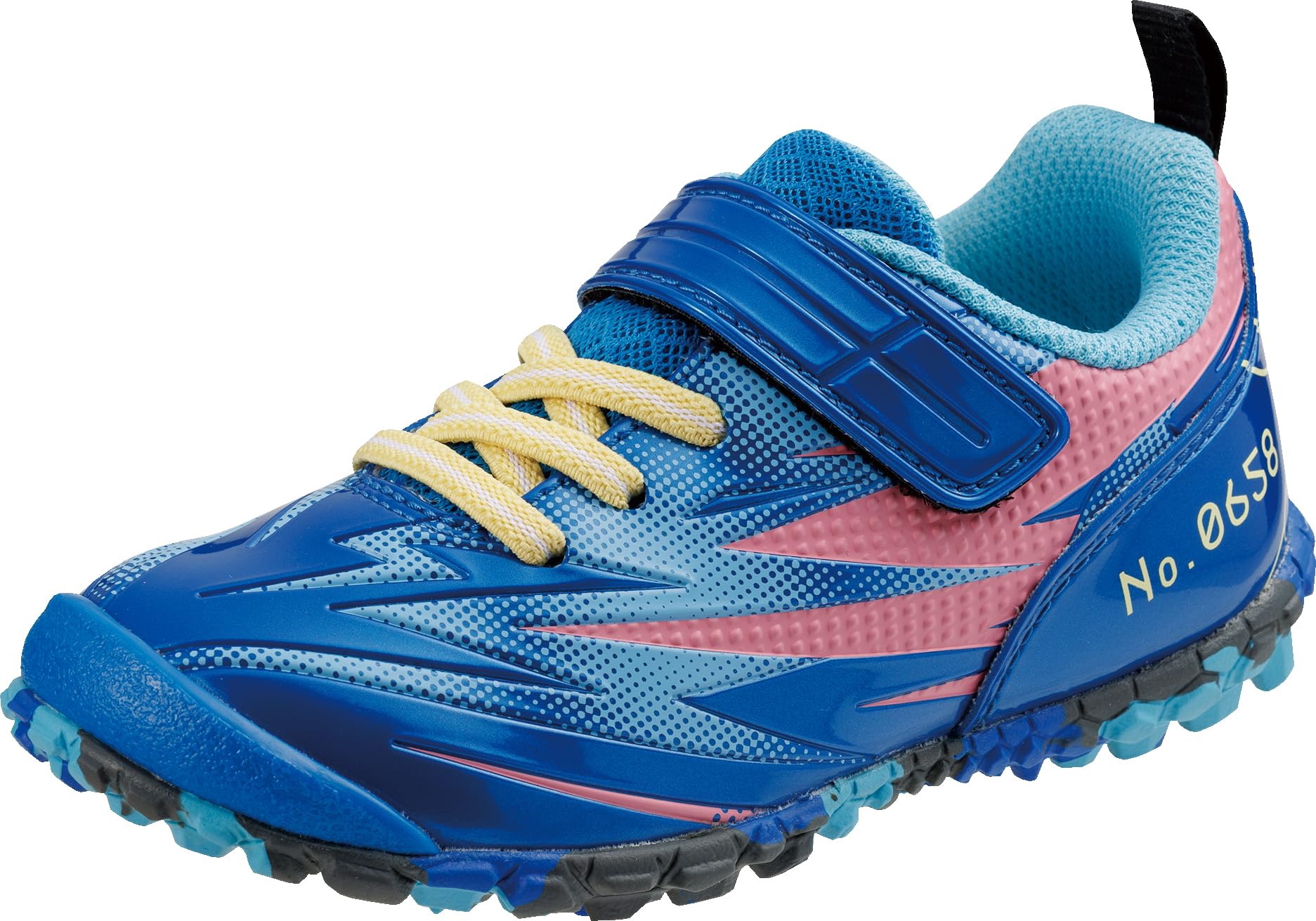 POCKET MONSTER Pokemon P109 School Size Boys  Shoes, Greninja, Blue/Sax, 17.0cm