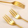Christmas Dessert Spoon Fork Stainless Steel Cartoon Lovely Santa Gingerbread Man Afternoon Tea Coffee Spoon Fork Christmas Gift