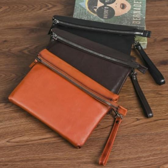 Genuine Leather Mini Shoulder Bag for Leather Crossbody Small Clutch Body Cowhide Messenger Shoulder Large Capacity [NICE SELECTION] Men, Sacoche,