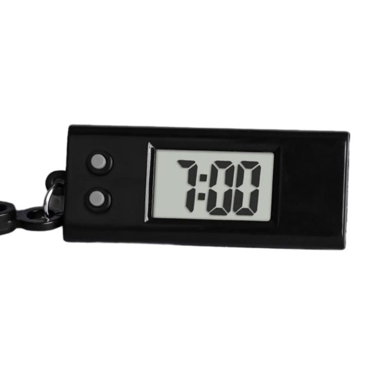 Mini elektronické hodinky klíčenka přenosné kapesní digitální hodiny klíčenka přesný ukazatel času hodiny studentské potřeby