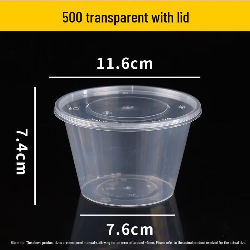 Disposable Round Paper Food Containers with Lids